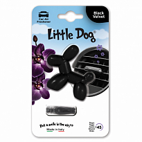 Ароматизатор на дефлектор Little Dog Black Velvet (Черный бархат) 1/6шт